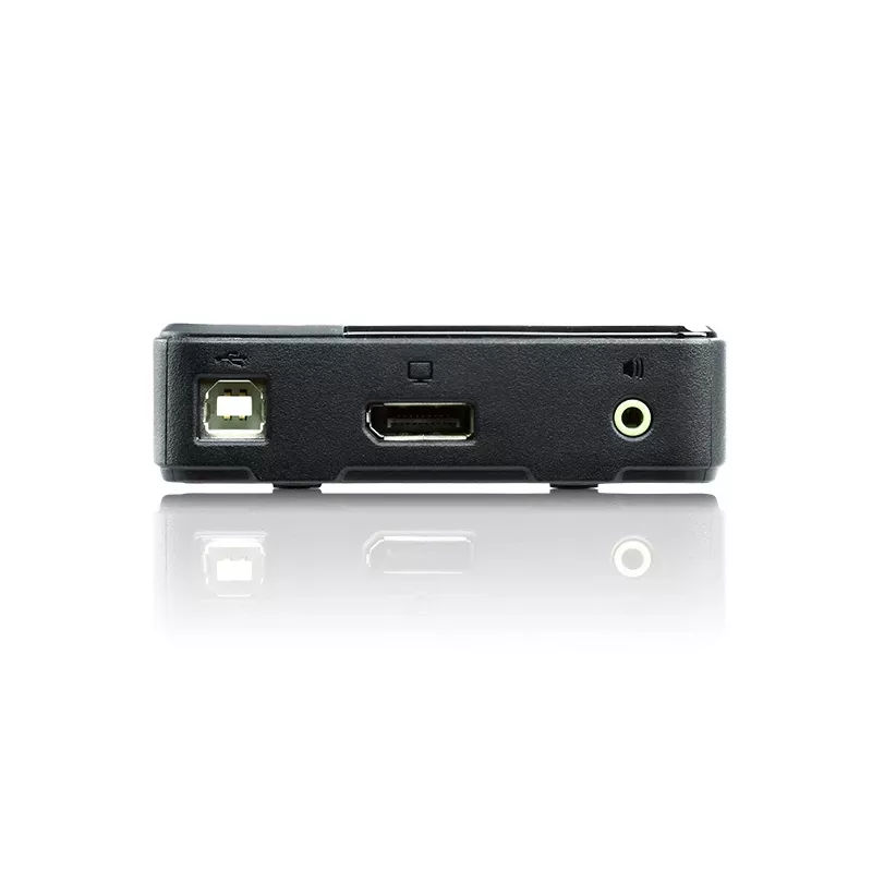 Switch KVM ATEN 2 puertos USB 4K DisplayPort 1.2 (cable KVM incluido)