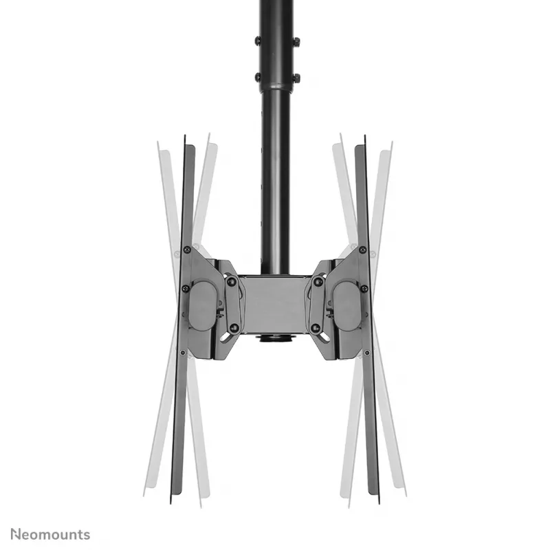 Soporte de techo para doble monitor/TV Neomounts NM-C440DBLACK 32-60