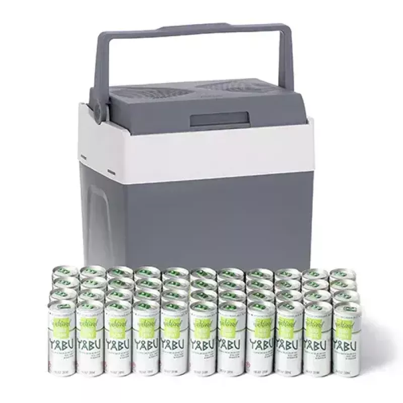 Adler AD 8078 Nevera eléctrica portátil, 28 l, gris/blanco