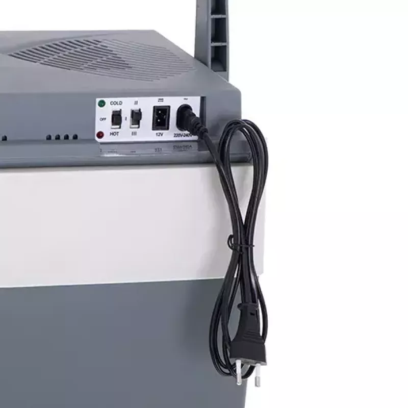 Adler AD 8078 Nevera eléctrica portátil, 28 l, gris/blanco