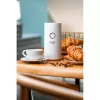 Molino de café con muelas Adler AD4446WG — molinillo de café eléctrico, muelas de acero inoxidable, depósito de granos 75 g, 150 W, blanco