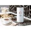 Molino de café con muelas Adler AD4446WG — molinillo de café eléctrico, muelas de acero inoxidable, depósito de granos 75 g, 150 W, blanco