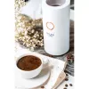 Molino de café con muelas Adler AD4446WG — molinillo de café eléctrico, muelas de acero inoxidable, depósito de granos 75 g, 150 W, blanco