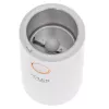 Molino de café con muelas Adler AD4446WG — molinillo de café eléctrico, muelas de acero inoxidable, depósito de granos 75 g, 150 W, blanco