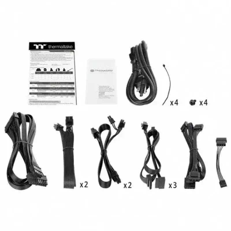 Fuente de alimentación Thermaltake Toughpower PF1 750 W 24 pines ATX ATX negra