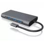ICY BOX IB-DK4040-CPD con cable USB 3.2 Gen 1 (3.1 Gen 1) Type-C antracita, negro