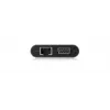 ICY BOX IB-DK4040-CPD con cable USB 3.2 Gen 1 (3.1 Gen 1) Type-C antracita, negro