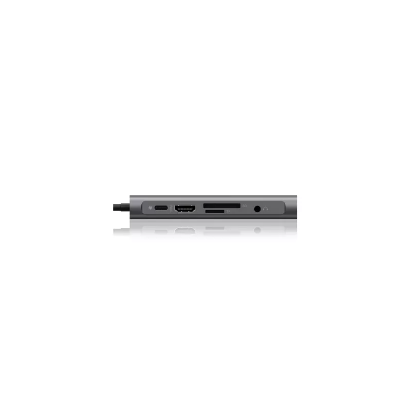 ICY BOX IB-DK4040-CPD con cable USB 3.2 Gen 1 (3.1 Gen 1) Type-C antracita, negro