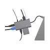 ICY BOX IB-DK4040-CPD con cable USB 3.2 Gen 1 (3.1 Gen 1) Type-C antracita, negro