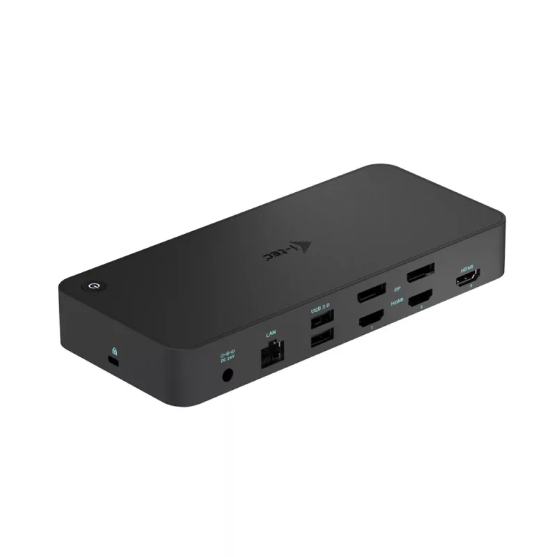 i-tec USB 3.0 / USB-C / Thunderbolt, base de acoplamiento 3x 4K + Power Delivery 100W