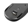 Ratón óptico inalámbrico NATEC Jay 2 RF — 2,4 GHz, 1600 DPI, ambidiestro, 4 botones, negro