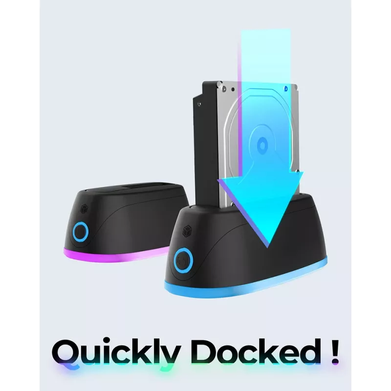 ICY BOX IB-1124L-C3 USB 3.2 Gen 1 (3.1 Gen 1) Type-B Negro