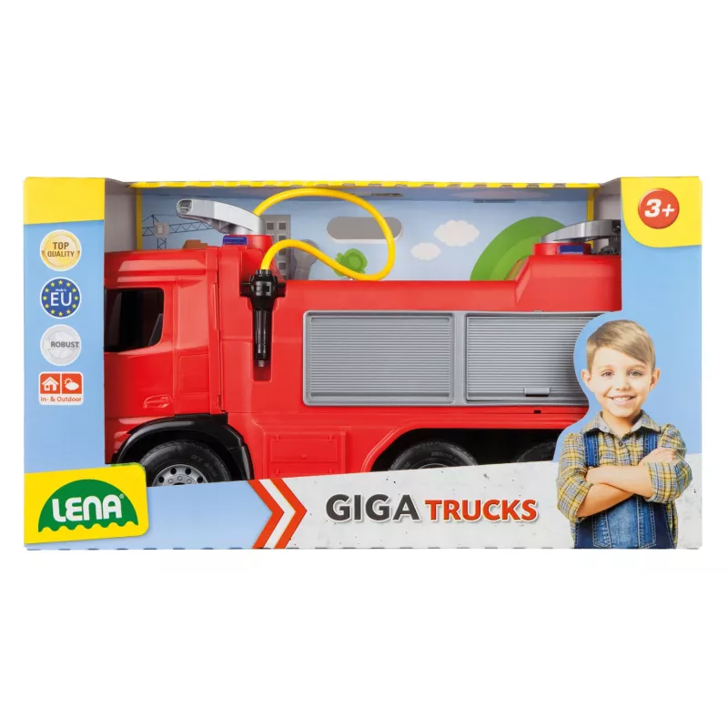 Lena GIGA TRUCKS Camión de bomberos montable Arocs, Camión de bomberos, 3 año(s), Multicolor