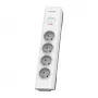 Protector contra sobretensiones Philips SPN7040WA/60 4 tomas AC 600 J 2 m Blanco
