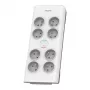 Protector contra sobretensiones Philips SPN7080WA/60 Blanco 8 toma(s) AC 2 m