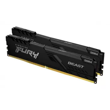 Kingston Technology FURY Beast 16GB 3200MT/s DDR4 CL16 DIMM (Kit de 2) Negro