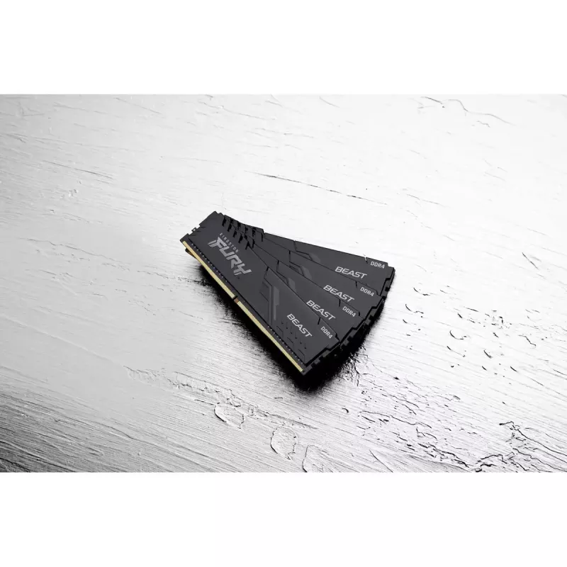Kingston Technology FURY Beast 64GB 3600MT/s DDR4 CL18 DIMM (Kit de 2) Negro