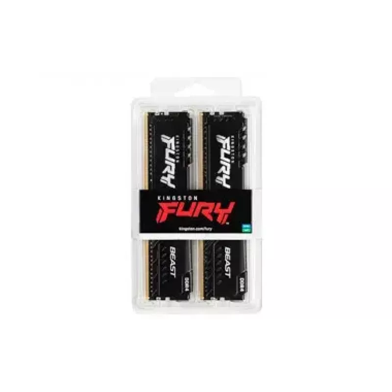 Kingston Technology FURY Beast 64GB 3600MT/s DDR4 CL18 DIMM (Kit de 2) Negro