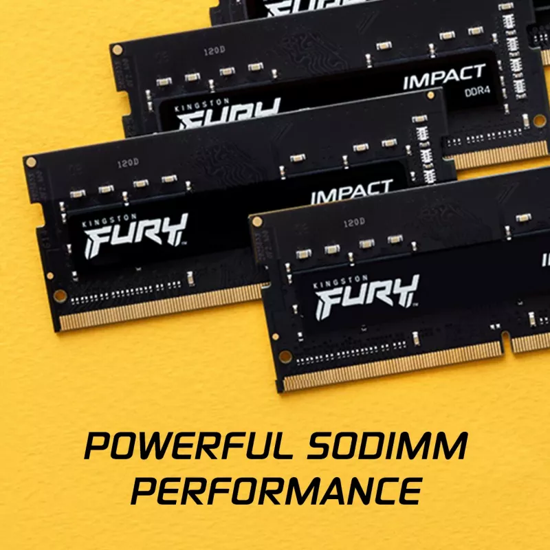 Kingston Technology FURY 16GB 3200MT/s DDR4 CL20 SODIMM (Kit de 2) Impact
