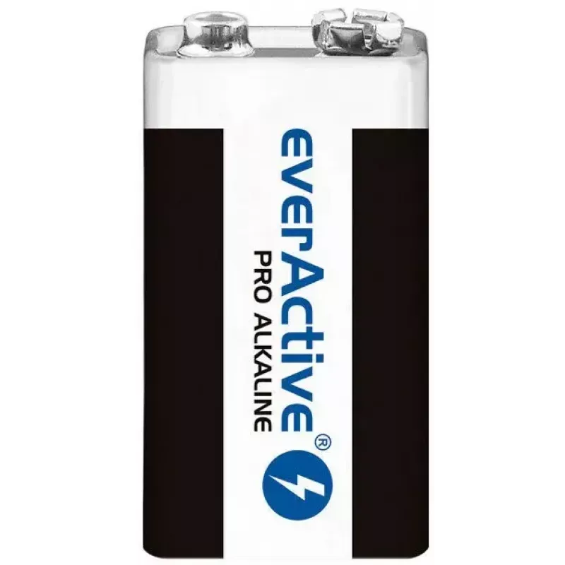 everActive EV6LR61-PRO pila alcalina de 9V 6LR61, 650 mAh, 1 ud. en blíster