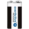 Pila alcalina de 9V everActive EV6LR61-PRO, 9 V, 650 mAh, 26,4×48,5×16 mm, 1 ud.