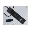 ICY BOX IB-HUB1700-U3 USB 3.2 Gen 1 (3.1 Gen 1) Type-A 5000 Mbit/s Negro