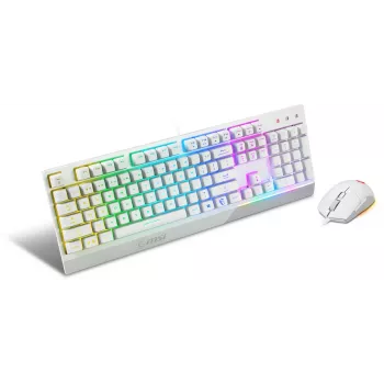 Pack de teclado y ratón gaming MSI VIGOR GK30 COMBO WHITE