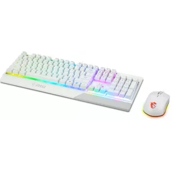Pack de teclado y ratón gaming MSI VIGOR GK30 COMBO WHITE