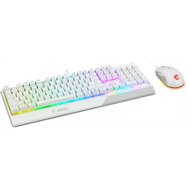 Pack de teclado y ratón gaming MSI VIGOR GK30 COMBO WHITE