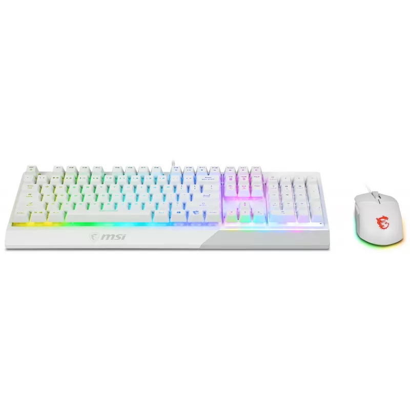 Pack de teclado y ratón gaming MSI VIGOR GK30 COMBO WHITE
