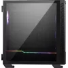 MSI MPG VELOX 100R caja de PC Mid Tower, E-ATX, cristal templado, 4 ventiladores ARGB de 120 mm, 2x USB 3.0 + 1x USB-C, 2x 3,5″ + 2x 2,5″ bahías, negra