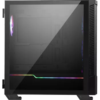 Caja de PC MSI MPG VELOX 100R Mid Tower Negra — ATX, 7 ranuras de expansión, 2 bahías de 3,5