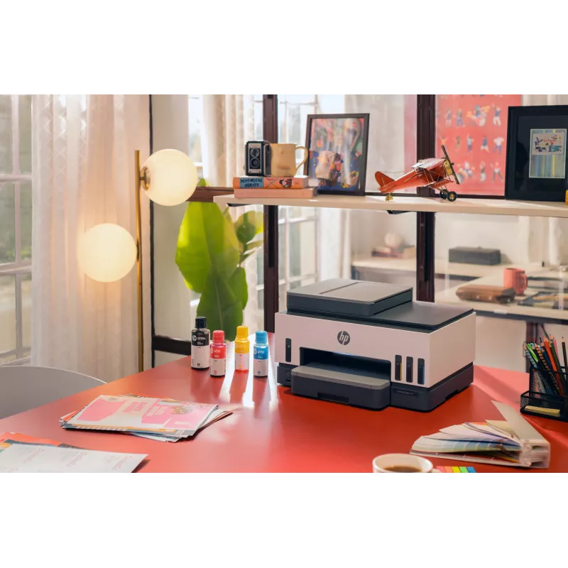Impresora multifunción HP Smart Tank 790 — inyección térmica de tinta, color, A4, Wi‑Fi, Ethernet, dúplex, 15 páginas/min. (negro), 4800x1200 dpi