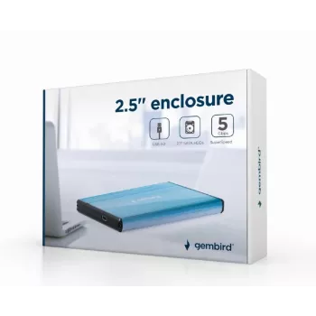 Carcasa para HDD Gembird EE2-U3S-3-B — 2,5