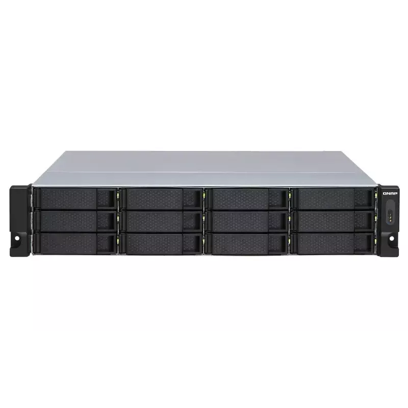 QNAP - TL-R1200S-RP - array de discos - 12 bahías (SATA-600) SATA 6Gb/s (externo) montaje en rack 2U