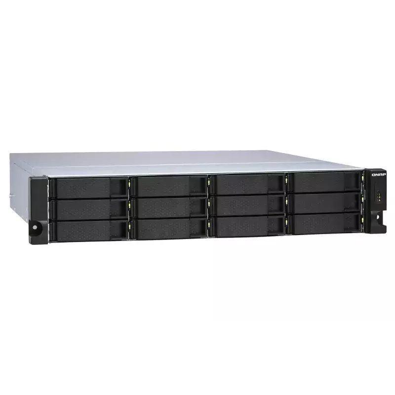 QNAP - TL-R1200S-RP - array de discos - 12 bahías (SATA-600) SATA 6Gb/s (externo) montaje en rack 2U
