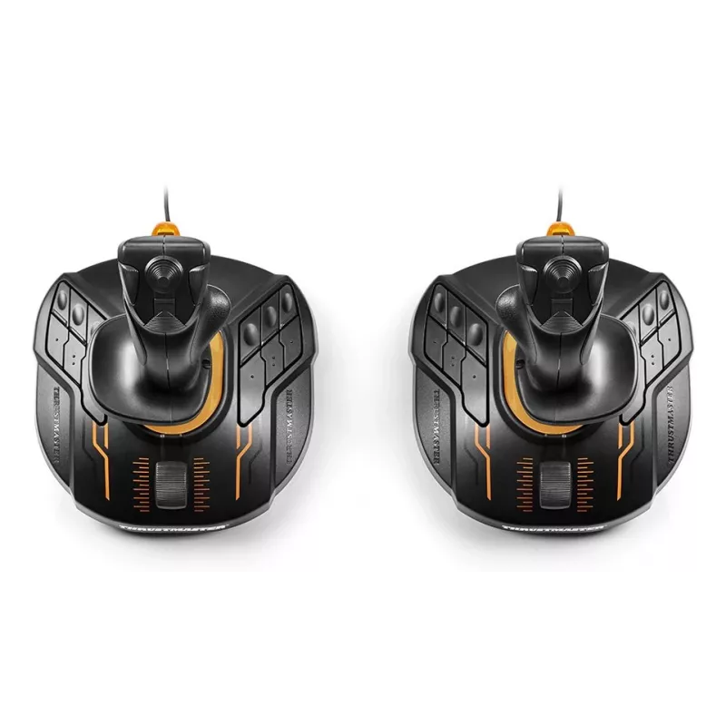 Thrustmaster T.16000M FCS SPACE SIM DUO negro, naranja USB joystick analógico / digital PC