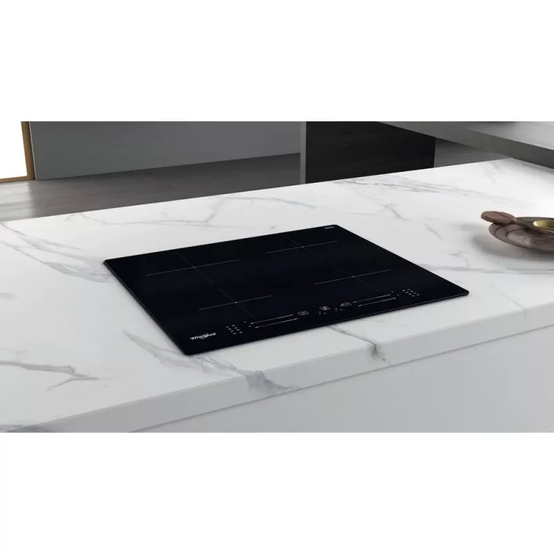 Placa de inducción integrable Whirlpool WS S4060 BF negra 60 cm 4 zonas