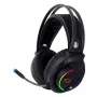 Esperanza EGH470 Nightshade auriculares gaming con cable y micrófono, retroiluminación RGB, control de volumen, 32 Ω, negros