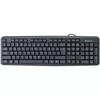 Teclado USB con cable DEFENDER HB-520 – diseño compacto, conexión USB