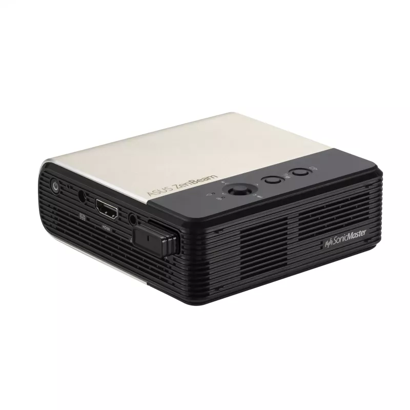 Proyector de tiro estándar ASUS ZenBeam E2 300 lúmenes ANSI DLP WVGA (854x480) negro, dorado