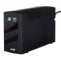 Sistema de alimentación ininterrumpida EVER DUO 550 PL AVR USB 550 VA, 0,55 kVA / 330 W, line-interactive, 3 salidas C13, batería 12V 5Ah