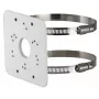 Fijación a mástil Dahua PFA152-E, aleación de aluminio, blanca, para mástiles Ø80–150 mm