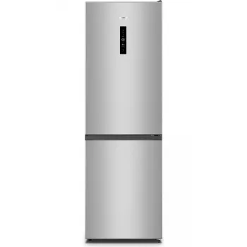 Frigorífico combi independiente Gorenje NRK6192AS4, 304 L (frigorífico 207 L / congelador 97 L), No Frost, gris