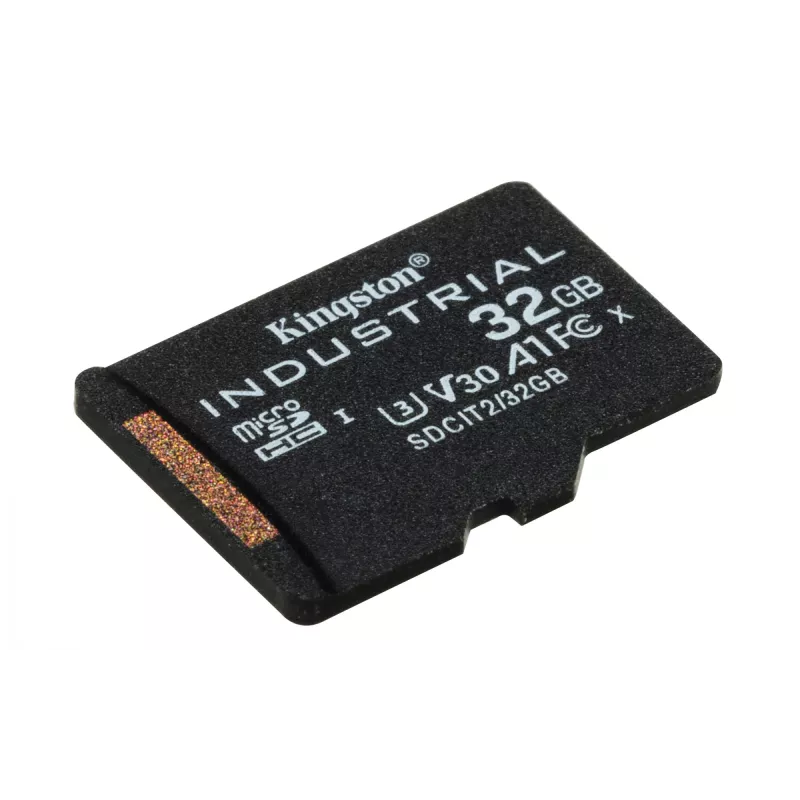 Tarjeta microSDHC Kingston Technology 32GB Industrial C10 A1 pSLC + adaptador SD