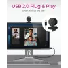 Webcam ICY BOX IB-CAM501-HD 1920 x 1080 píxeles USB 2.0 negra