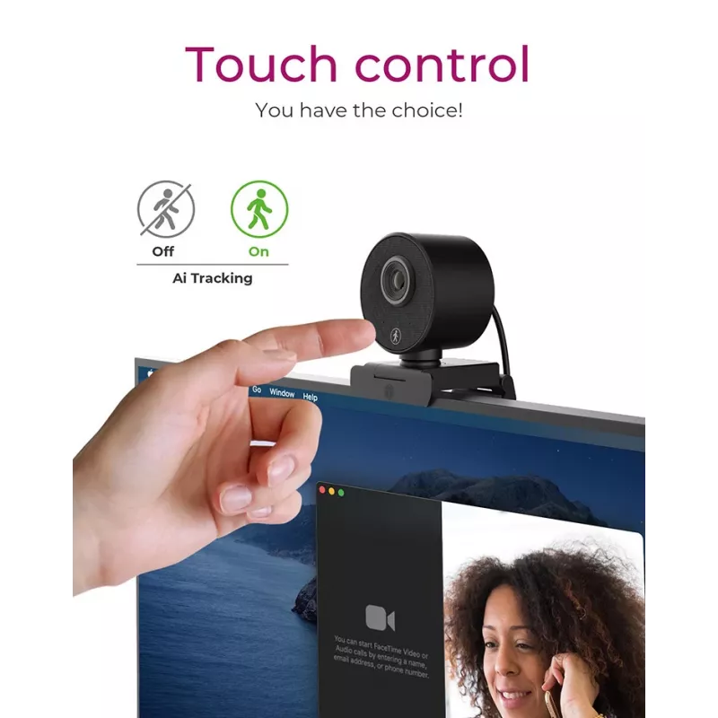 Webcam ICY BOX IB-CAM501-HD 1920 x 1080 píxeles USB 2.0 negra