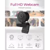 Webcam ICY BOX IB-CAM501-HD 1920 x 1080 píxeles USB 2.0 negra