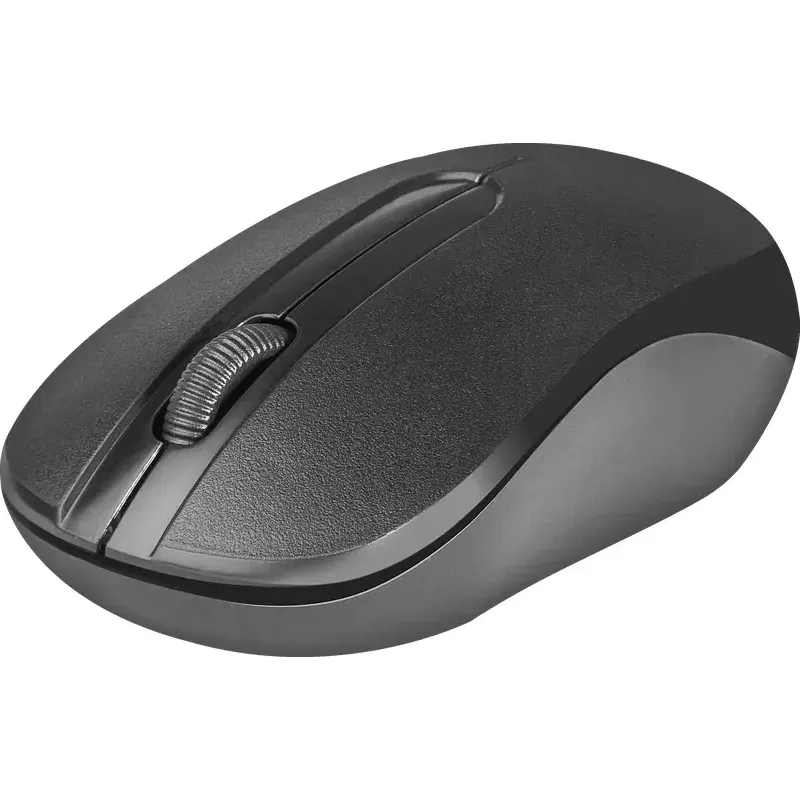 Ratón óptico inalámbrico DEFENDER HIT MM-495 RF, ambidiestro, 1600 DPI, receptor USB RF, negro