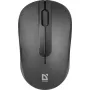 Ratón óptico inalámbrico DEFENDER HIT MM-495 RF, ambidiestro, 1600 DPI, receptor USB RF, negro